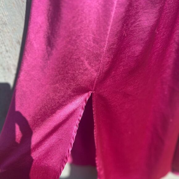 Free People Look into the sun gown in Azalea size small Elegant Pink Satin Gown - Picture 12 of 12